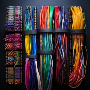 Firefly computer cabling, different lengths and types and colours 16364