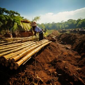 Firefly modern large bamboo biochar process 35432