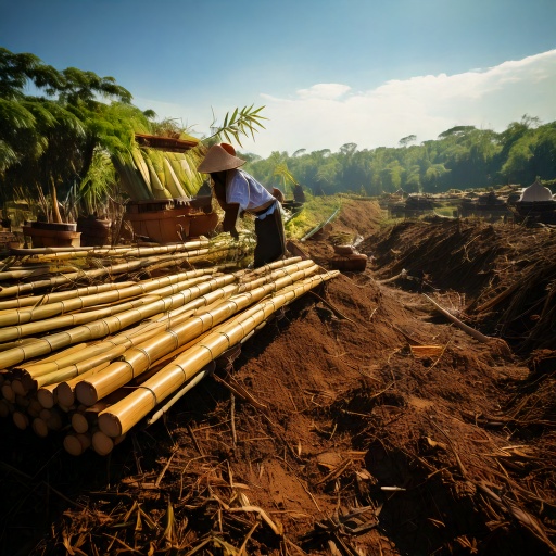 Firefly modern large bamboo biochar process 35432